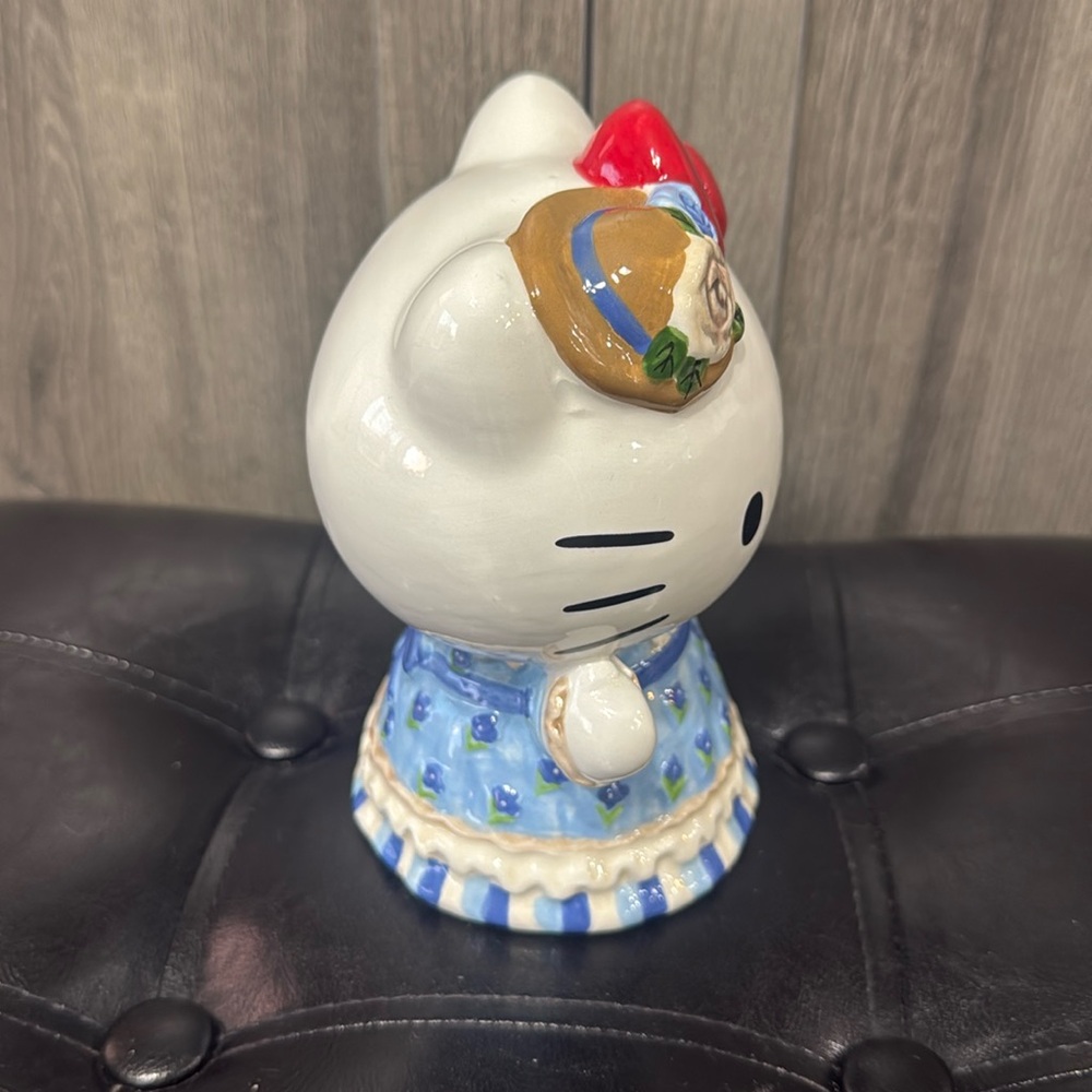 Blue Sky Clayworks Hello Kitty In Blue Floral Spring Dress Heather Goldminc - Picture 4 of 6
